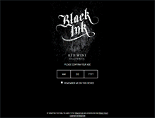 Tablet Screenshot of blackinkwine.com